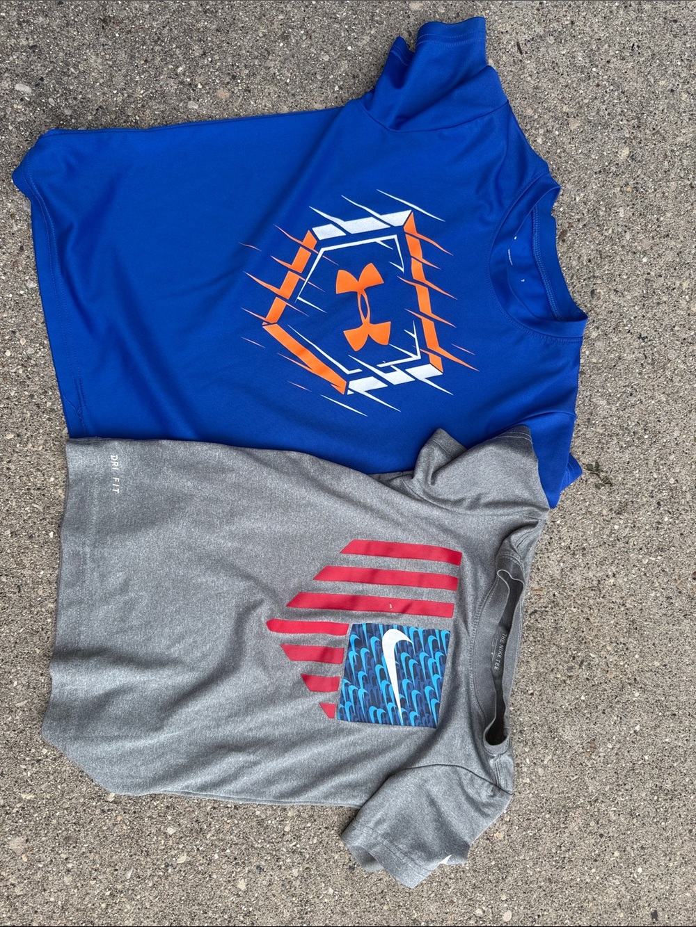 Under Armour Boys' Royal Blue Short Sleeve Graphic Performance Tee